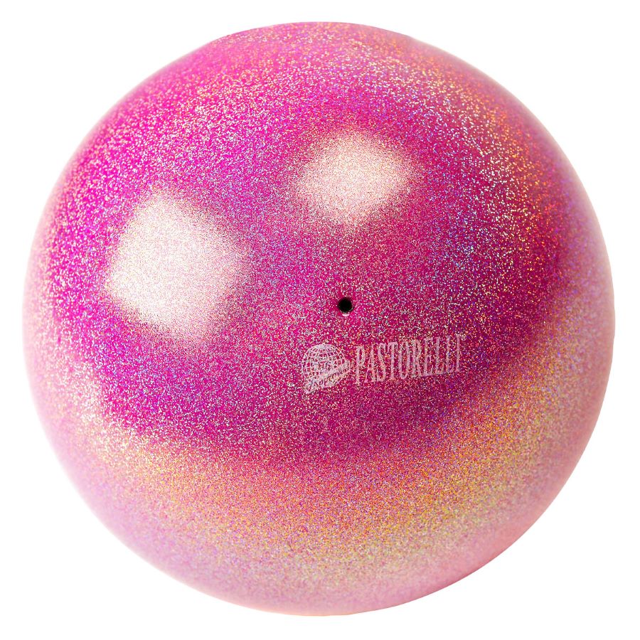 PALLA PASTORELLI HIGH VISION 18CM COL. LAMPONE BABY